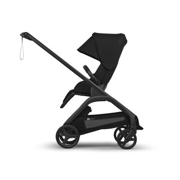 Bugaboo Dragonfly Plus seat stroller graphite base, heritage black fabrics, misty white sun canopy - view 2