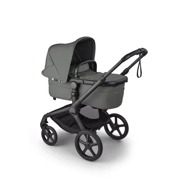Bugaboo Fox 5 Renew Poussette 2 en 1 châssis noir, habillages forest green, capote forest green - Main Image Slide 2 of 11
