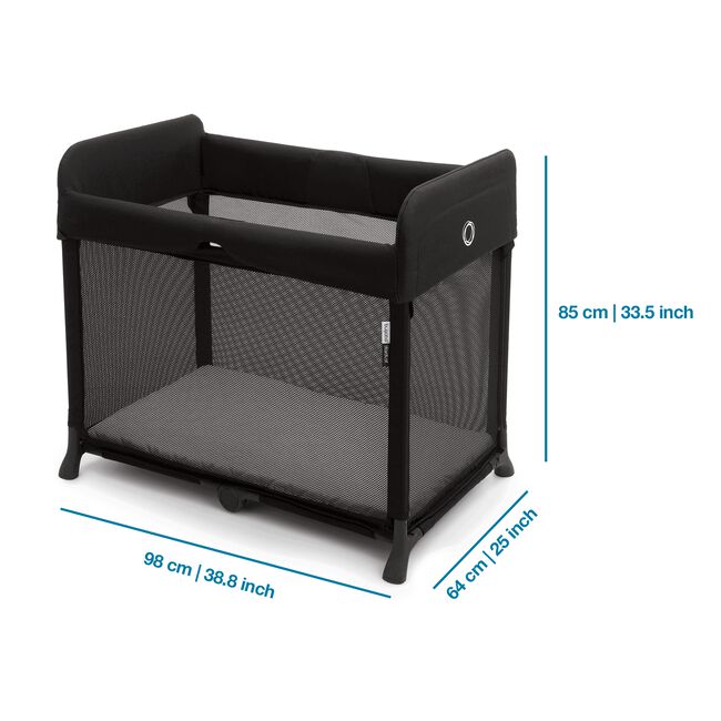 Bugaboo Stardust KR/CN/SEA BLACK with cotton sheet - Main Image Slide 5 of 22