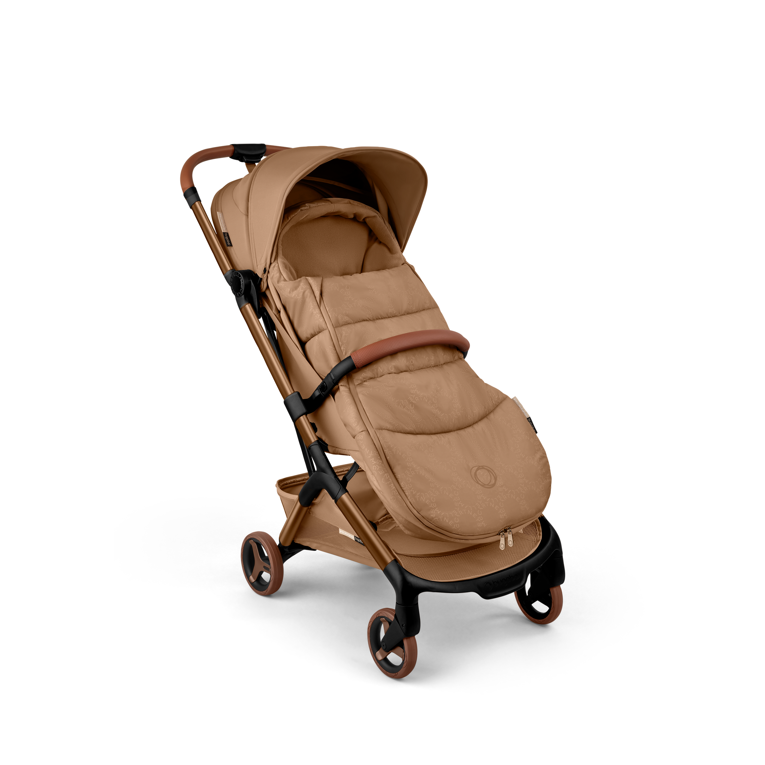 Bugaboo x Stella McCartney Footmuff tobacco brown - Thumbnail Slide 2 of 7