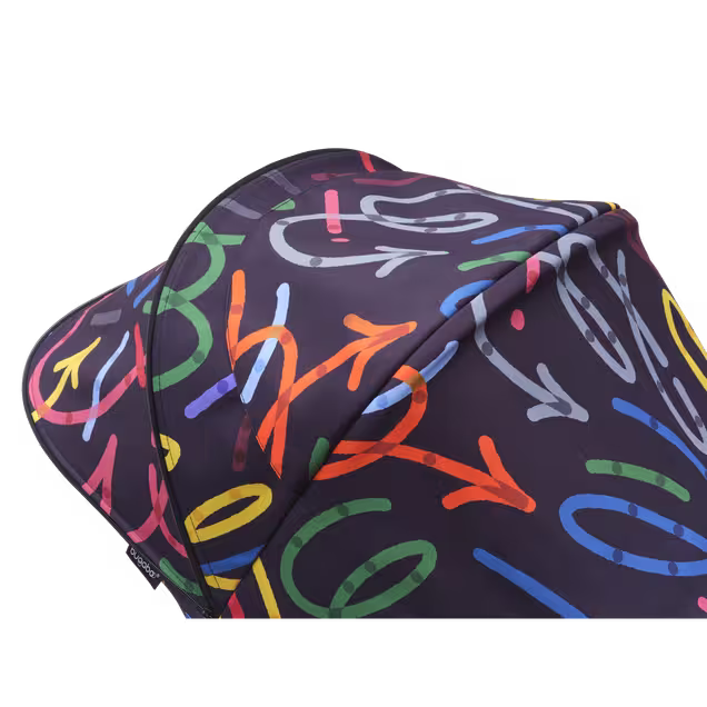 Bugaboo Fox 3 sun canopy Art of Discovery DARK BLUE  - Main Image Slide 4 of 6