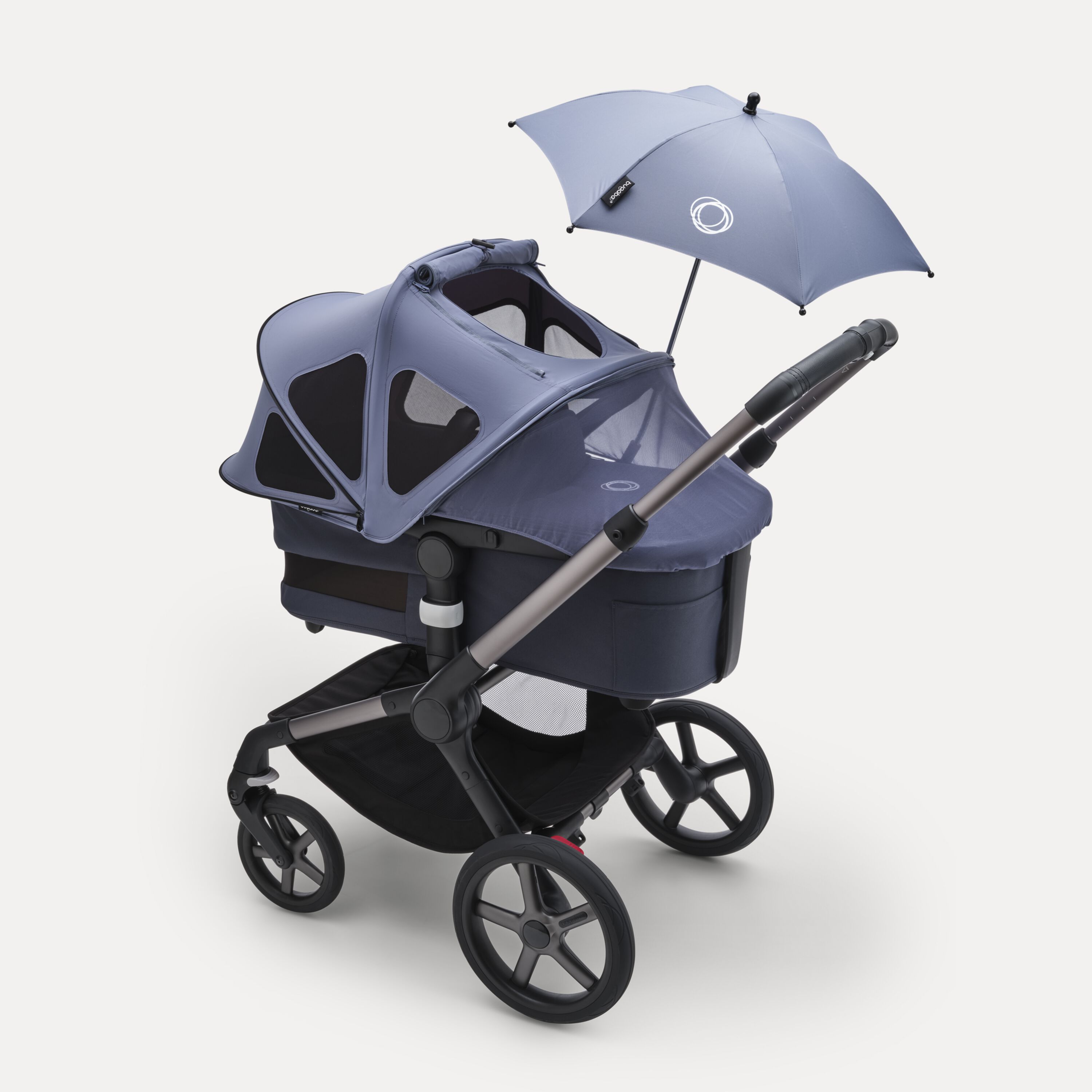 Bugaboo Fox/Cameleon3/Lynx breezy sun canopy v2 SEASIDE BLUE - Main Modal Image Slide 7 of 8
