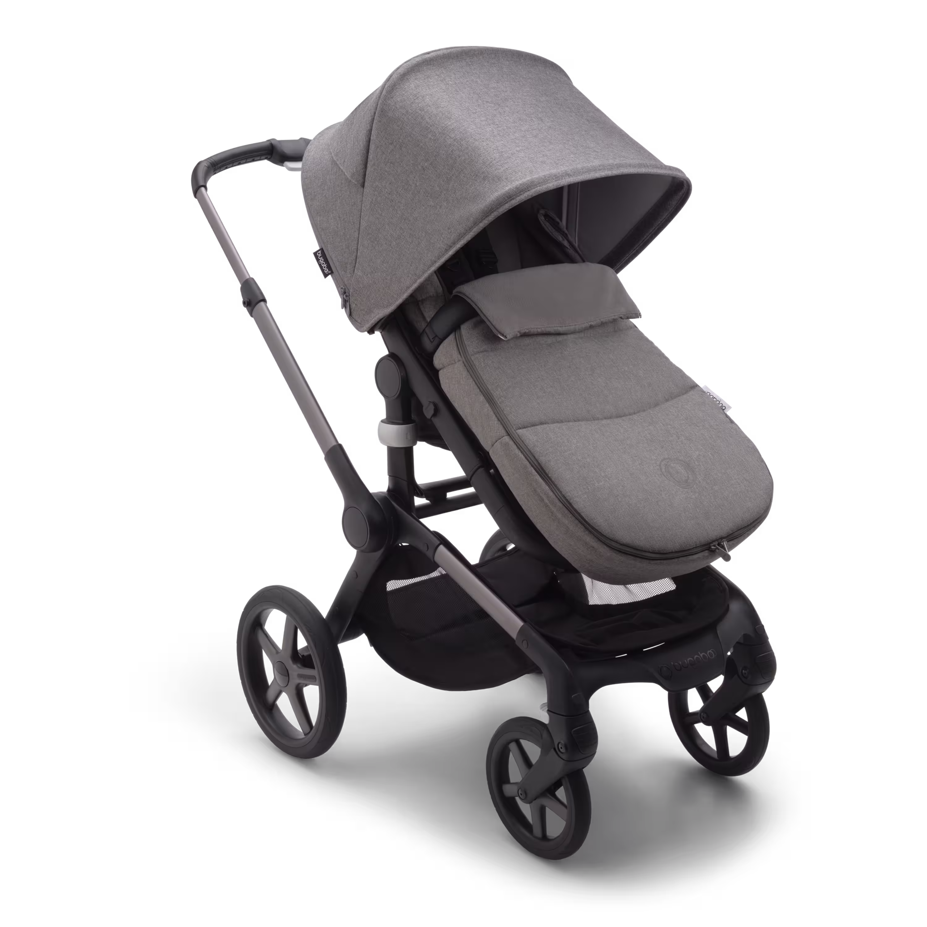 Bugaboo footmuff RW fabric NA GREY MELANGE - Main Modal Image Slide 2 of 7
