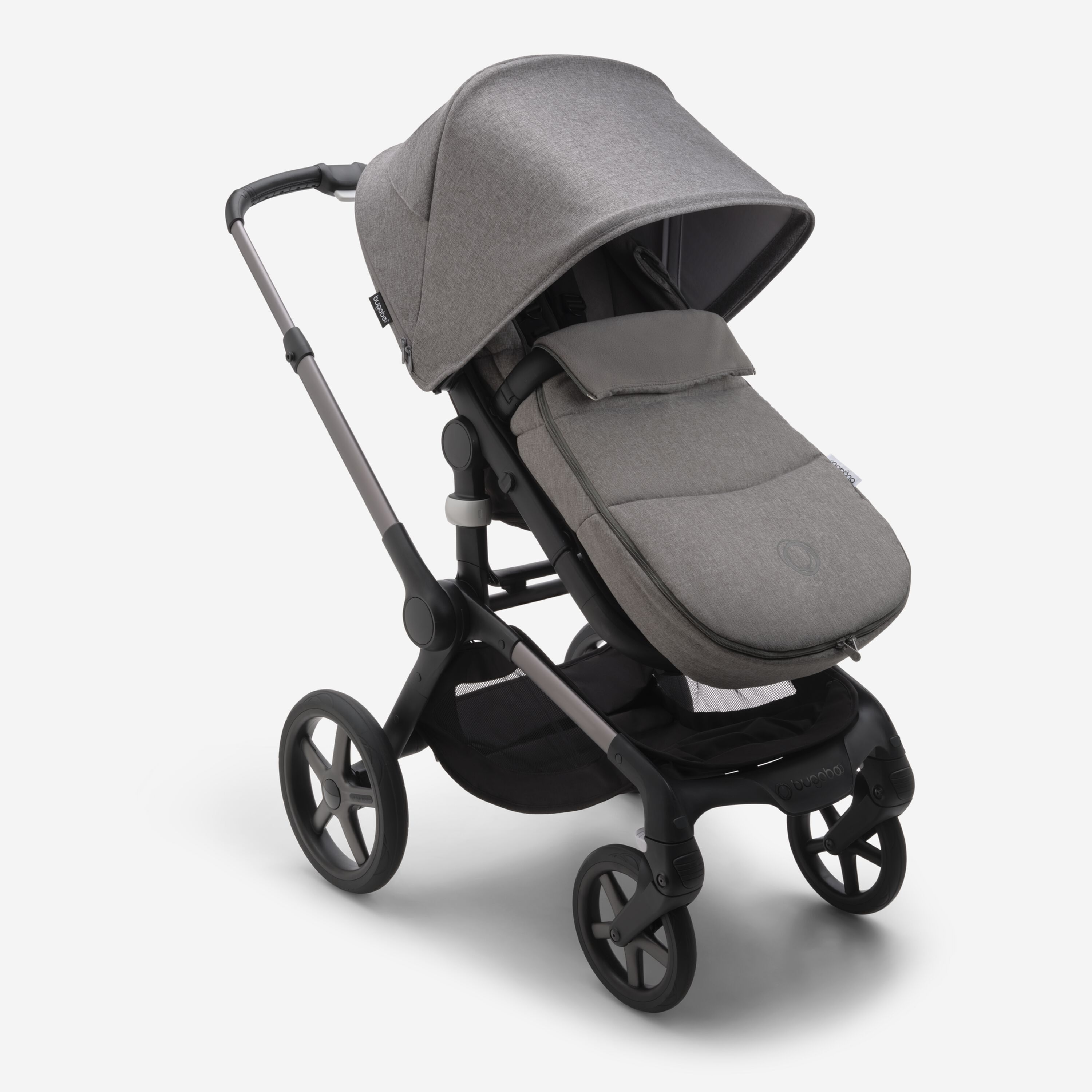 Bugaboo footmuff RW fabric NA GREY MELANGE - Main Modal Image Slide 2 of 7