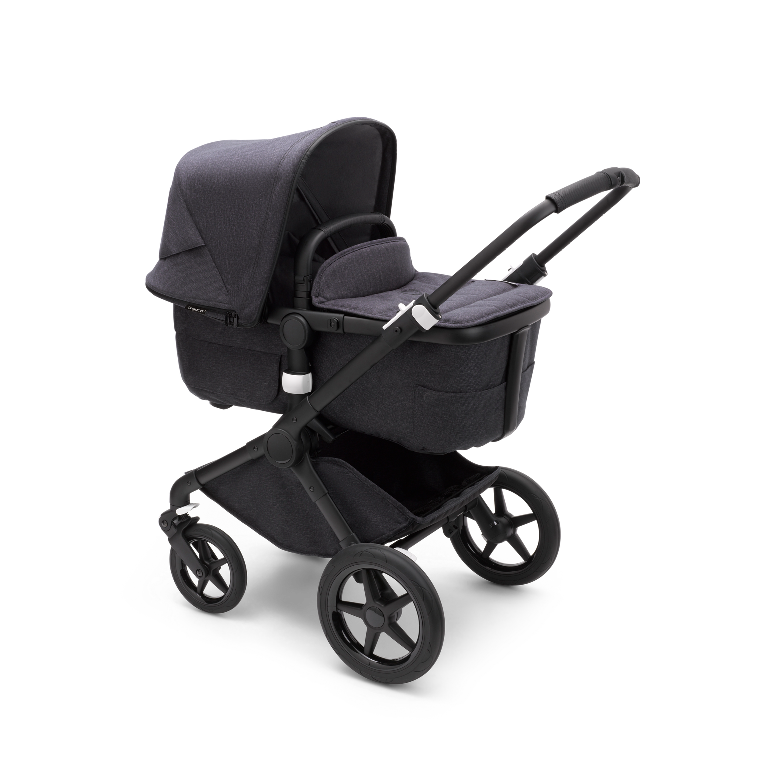 Refurbished Bugaboo Fox 3 Mineral complete BLACK/WASHED BLACK - Thumbnail Slide 1 van 13