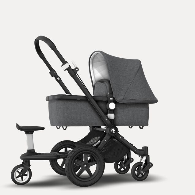 US - Cameleon3 plus + wheeled board classic Black grey melange - Main Image Slide 6 of 6