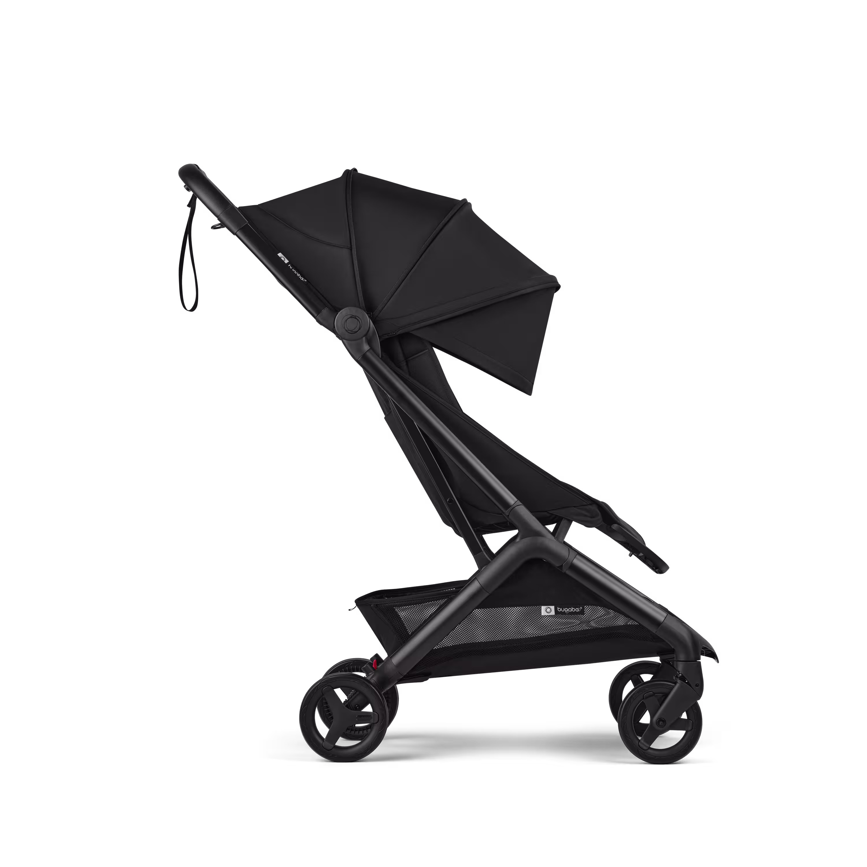 Bugaboo Butterfly 2 Plus travel pram black base, forest green fabrics, forest green sun canopy - Main Modal Image Slide 8 of 12