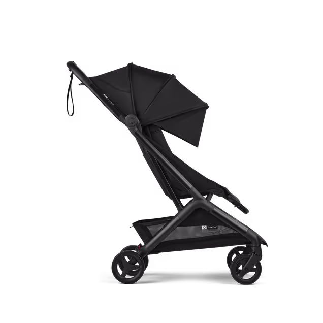 Bugaboo Butterfly 2 Plus travel pram black base, forest green fabrics, forest green sun canopy - Main Image Slide 8 of 12