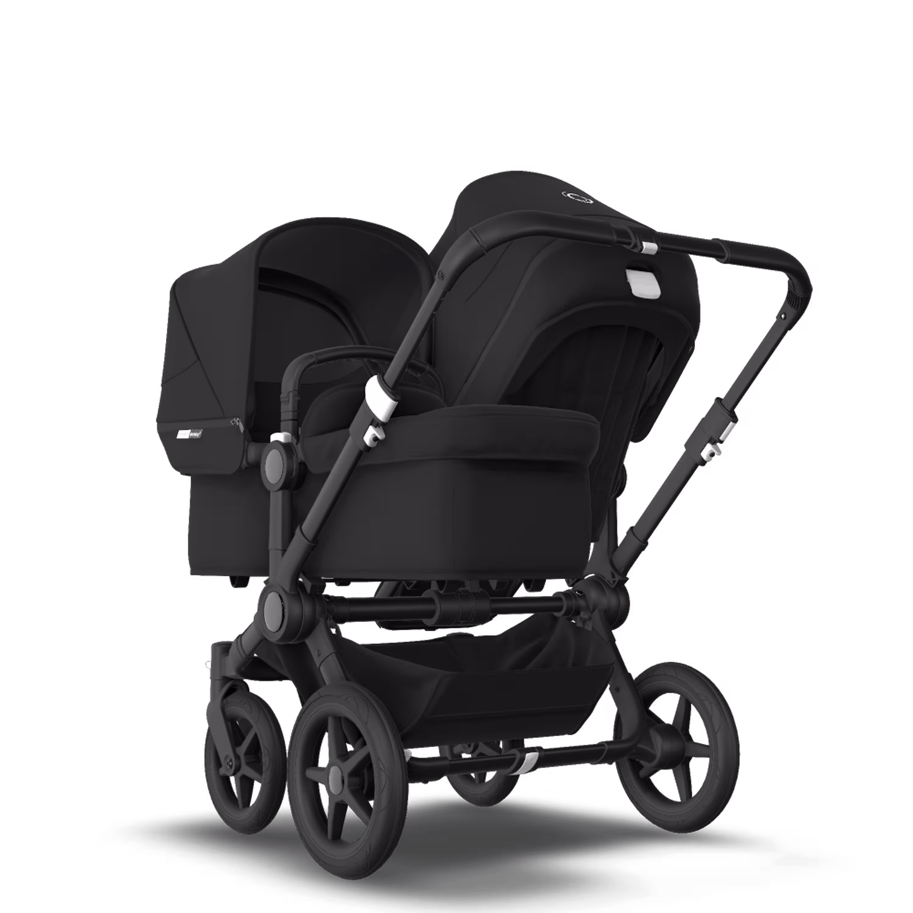 Bugaboo Donkey 3 Duo Black sun canopy, black seat, black chassis - Main Modal Image Slide 5 of 6