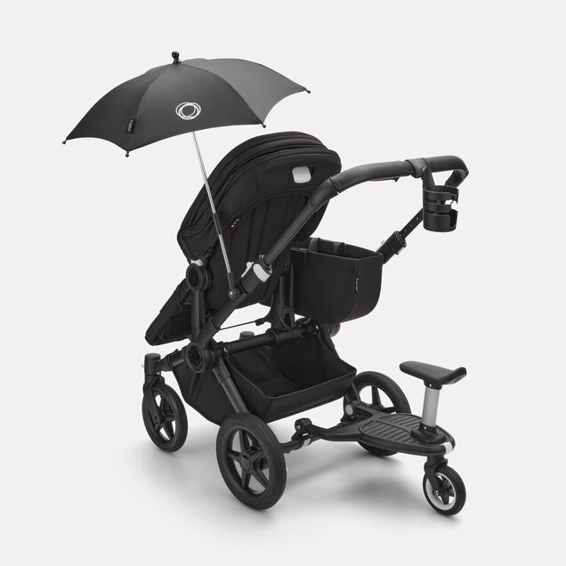 Bugaboo Donkey 5 Mono 2-in-1 stroller black base, midnight black fabrics, midnight black sun canopy - Main Image Slide 12 of 12