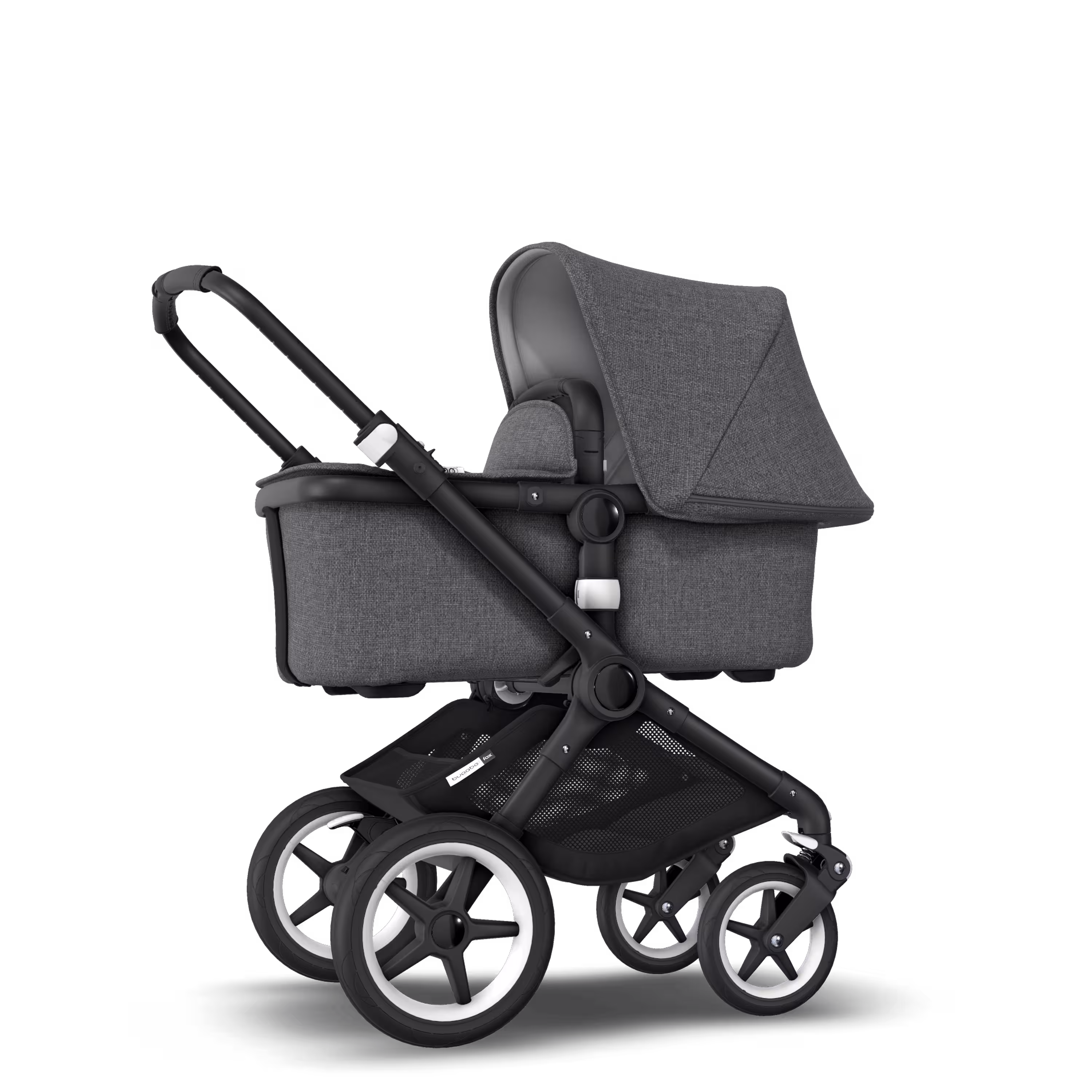 Refurbished Bugaboo Fox complete BLACK/GREY MELANGE-GREY MELANGE - Main Modal Image Slide 6 of 6