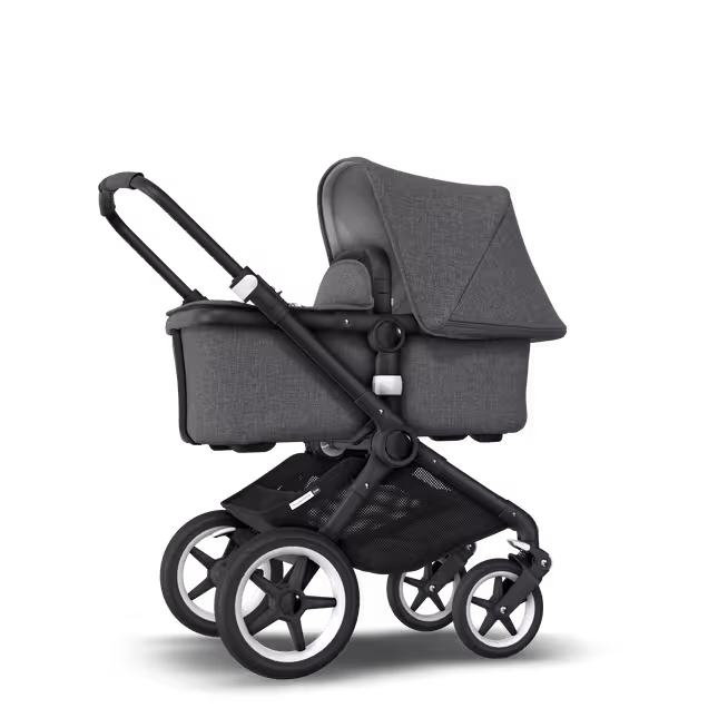 Refurbished Bugaboo Fox complete BLACK/GREY MELANGE-GREY MELANGE - Main Image Slide 6 of 6