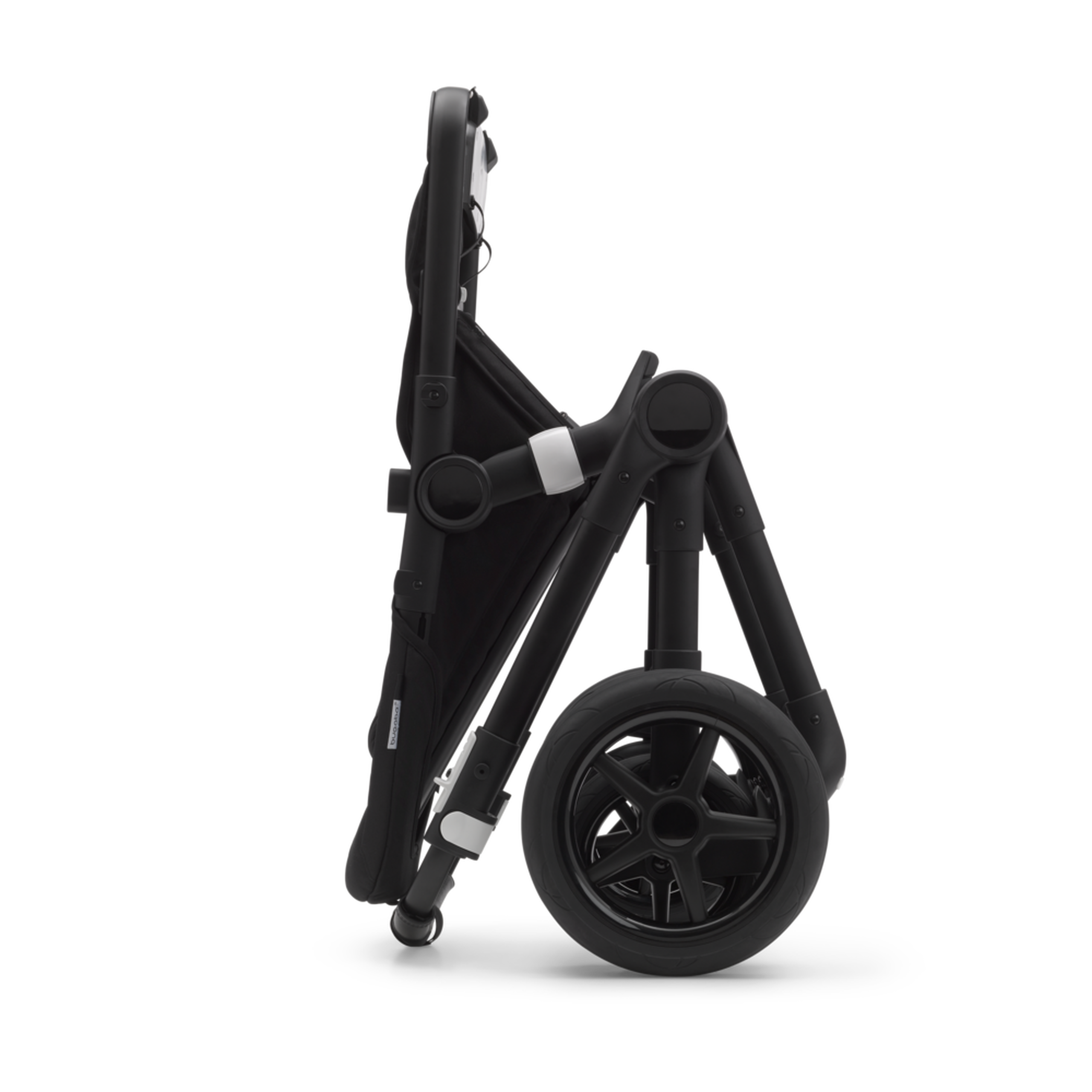 Bugaboo Fox 2 seat and carrycot pushchair black sun canopy, black fabrics, black chassis - Thumbnail Slide 10 of 10