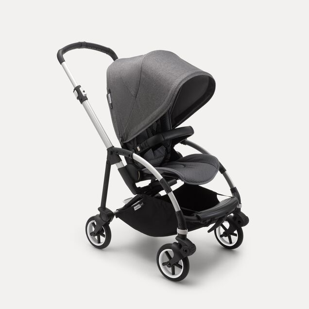 Bugaboo Bee6 complete ALU/GREY -GREY MELANGE - Main Image Slide 1 of 3