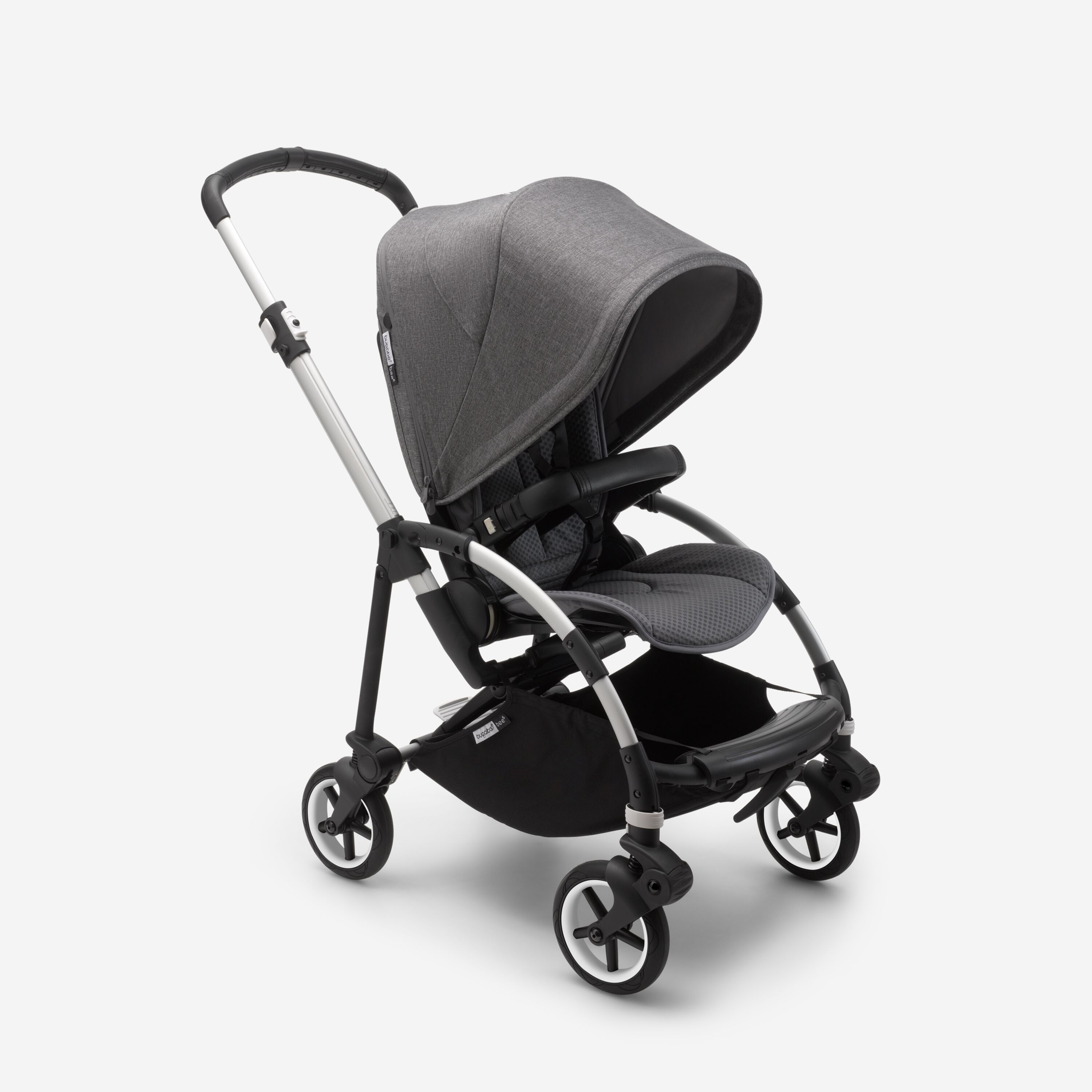 Bugaboo Bee6 complete RW fabric NA ALU/GREY-GREY MELANGE - Main Modal Image Slide 1 of 3
