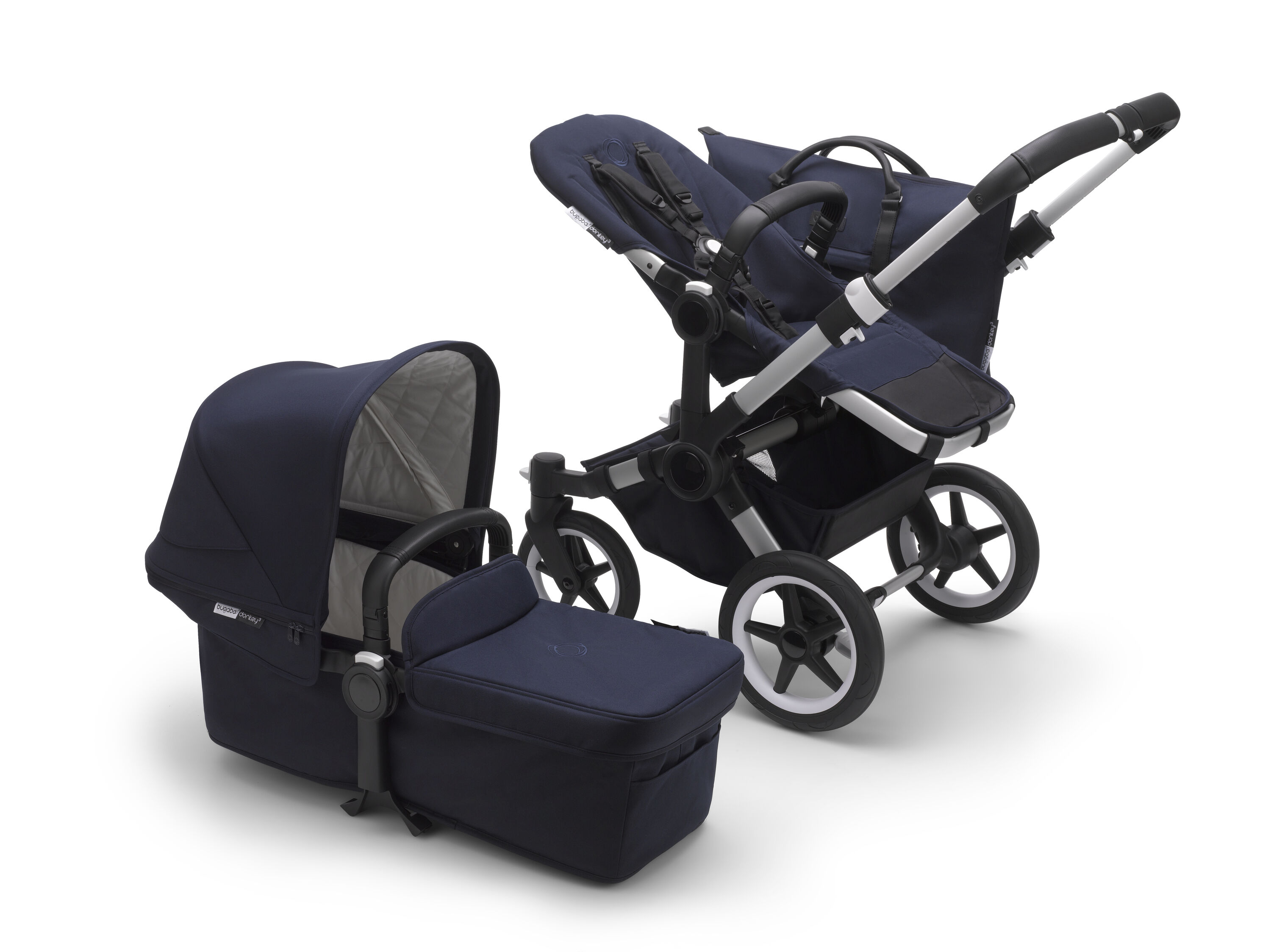 Refurbished Bugaboo Donkey3 Classic mono complete ALU/DARK NAVY - Main Modal Image Slide 4 of 4