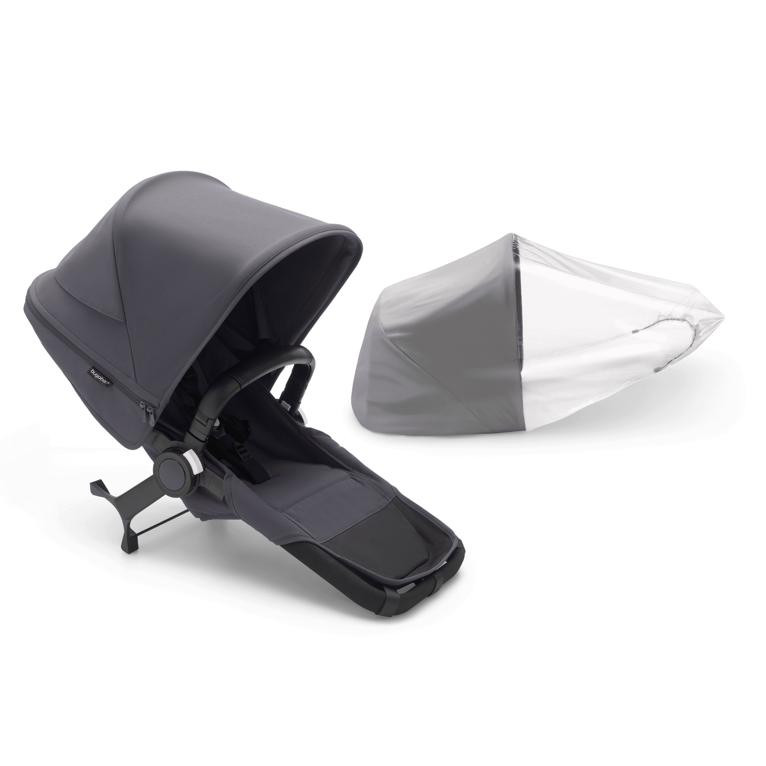 Refurbished Bugaboo Donkey 5 Duo extension complete STORMY BLUE-STORMY BLUE - Thumbnail Slide 1 van 2