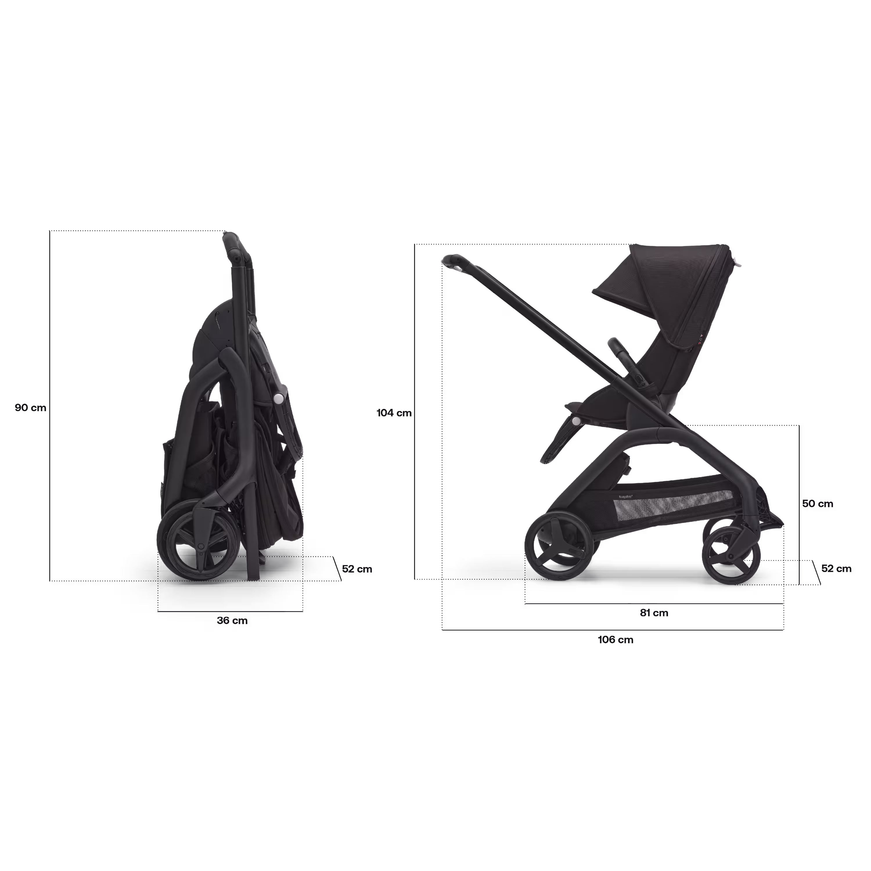 Bugaboo Dragonfly seat complete UK BLACK/FOREST GREEN-FOREST GREEN - Main Modal Image Slide 6 of 14