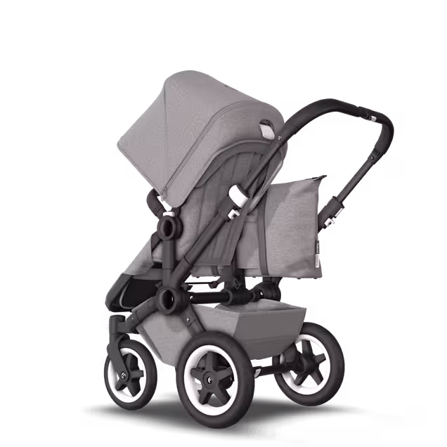 Refurbished Bugaboo Donkey2 Mono complete BLACK/MINERAL LIGHT GREY - Main Image Slide 7 of 14