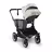 Bugaboo Donkey 5 Mono 2-in-1 stroller graphite base, grey mélange fabrics, misty white sun canopy - Thumbnail Slide 4 of 11