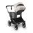 Bugaboo Donkey 5 Mono 2-in-1 stroller graphite base, grey mélange fabrics, misty white sun canopy - Thumbnail Slide 4 of 12