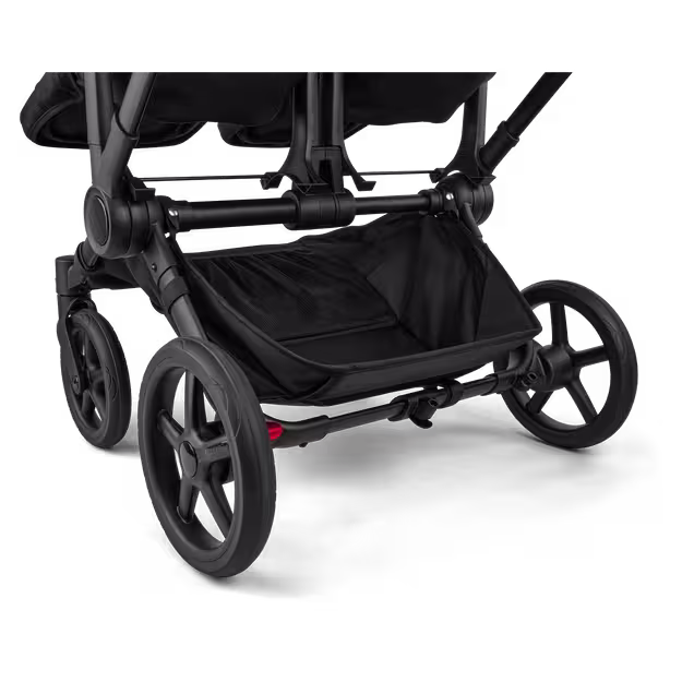 Bugaboo Donkey 6 double pram black base, cocoa brown fabrics, cocoa brown sun canopy - Main Image Slide 6 of 10