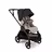 Bugaboo Dragonfly Plus seat stroller black base, desert taupe fabrics, heritage black sun canopy - Thumbnail Slide 1 of 11