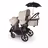 Bugaboo Kangaroo tandem pram black base, forest green fabrics, forest green sun canopy - Thumbnail Slide 11 of 12