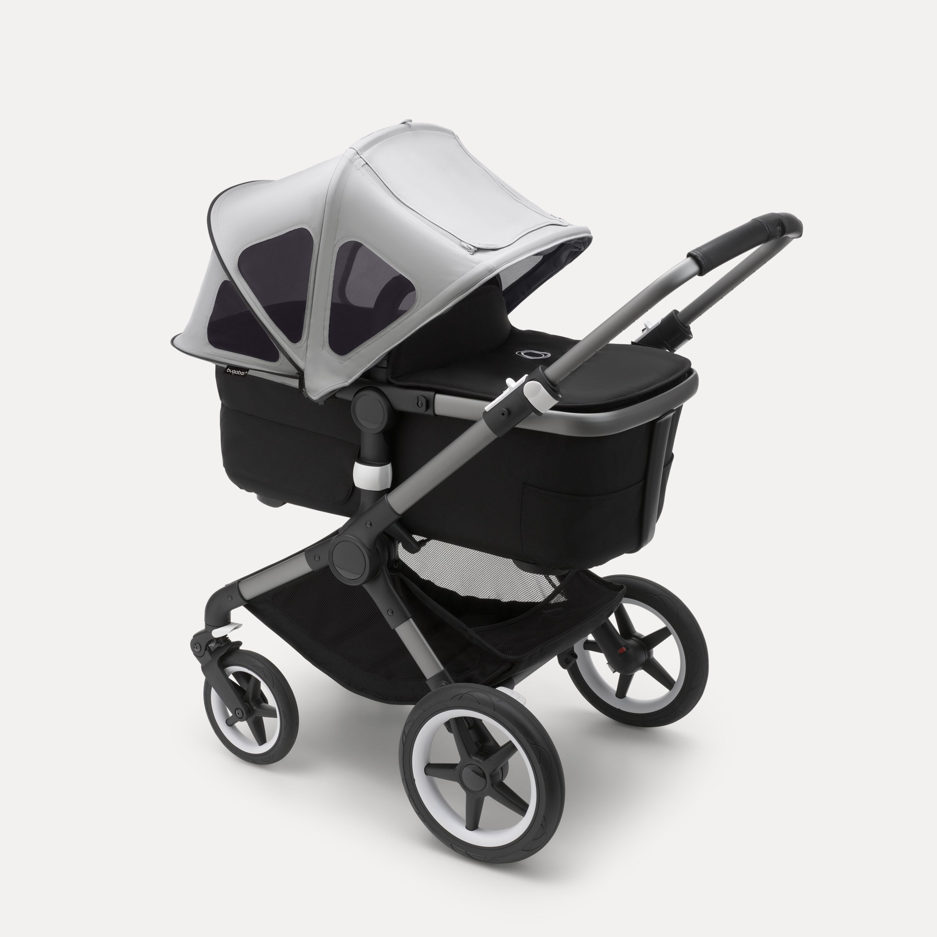 Refurbished Bugaboo Fox/Cameleon3/Lynx breezy sun canopy MISTY GREY - Main Modal Image Slide 3 of 5