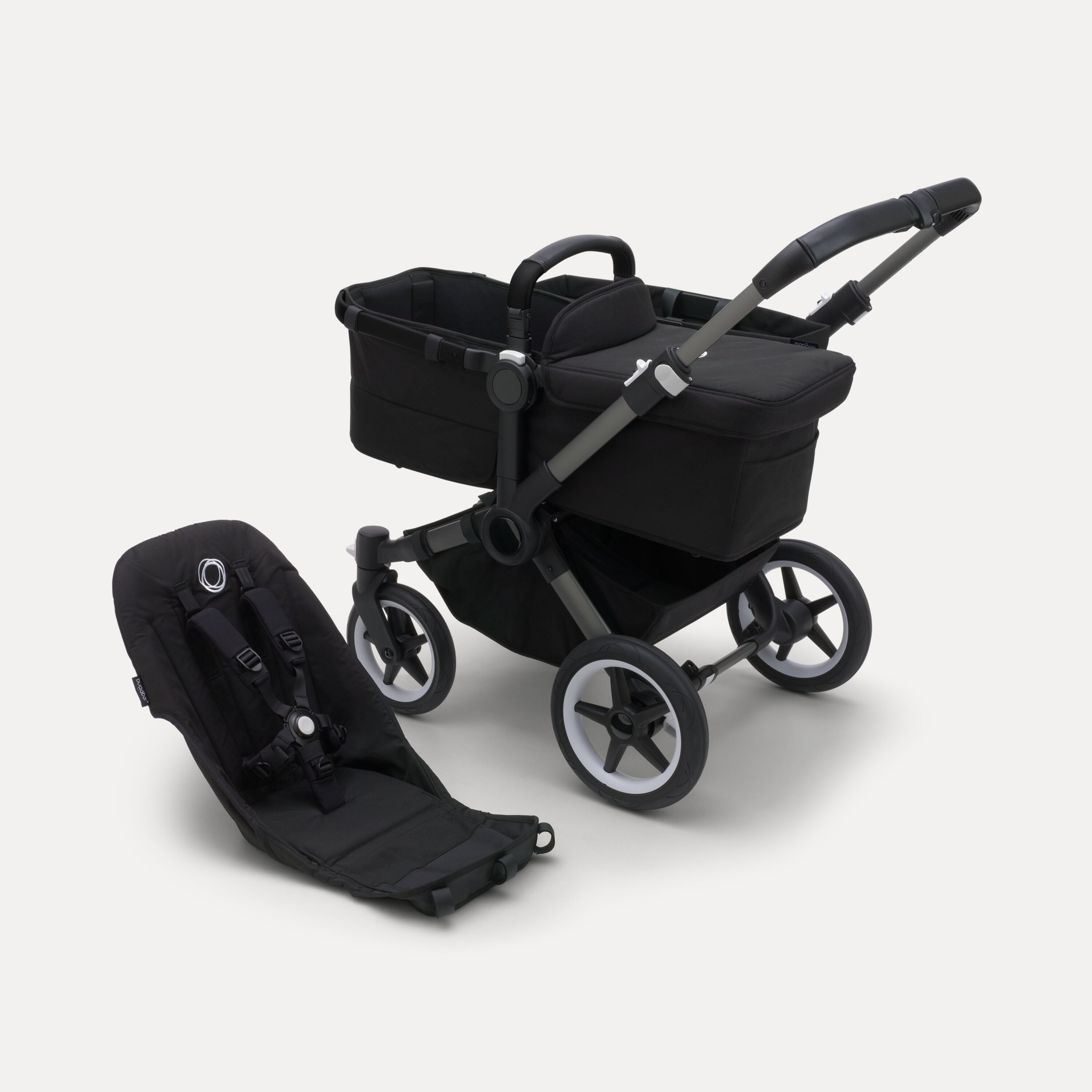 Bugaboo Donkey 5 base RW fabric US GRAPHITE/MIDNIGHT BLACK - Main Modal Image Slide 1 of 1