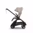 Bugaboo x Konges SlØjd limited edition Dragonfly seat stroller black base, desert taupe melange fabrics, desert taupe melange sun canopy - Thumbnail Slide 2 van 16