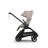 Bugaboo x Konges SlØjd limited edition Dragonfly seat stroller black base, desert taupe melange fabrics, desert taupe melange sun canopy - Thumbnail Slide 2 of 16