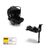 Bugaboo Turtle air by Nuna 2020 car seat UK BLACK with Isofix wingbase - Thumbnail Slide 1 of 4