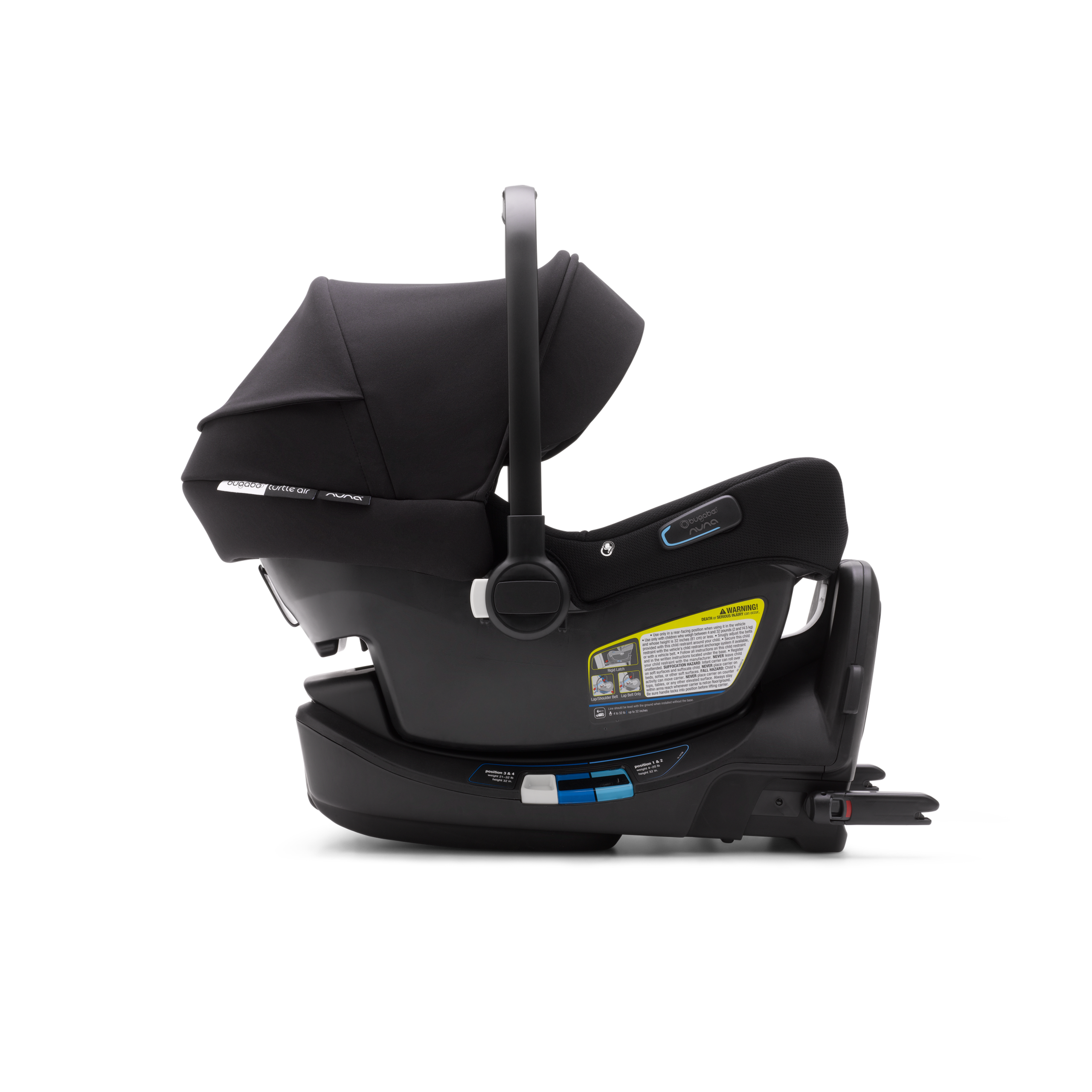 Bugaboo Turtle air by Nuna car seat + base US BLACK - Thumbnail Slide 10 of 13
