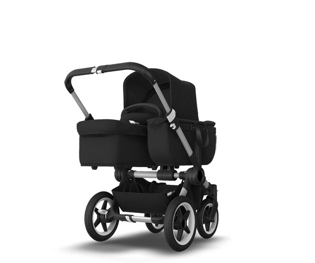 US - Bugaboo D3M stroller bundle aluminum black black - Main Image Slide 1 of 4