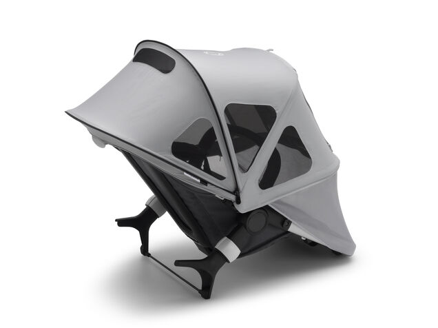 Refurbished Bugaboo Fox/Cameleon3/Lynx breezy sun canopy MISTY GREY - Main Image Slide 5 of 5