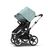 Bugaboo Donkey 3 Twin seat and bassinet stroller vapor blue sun canopy, black fabrics, aluminium base - Thumbnail Slide 6 van 9