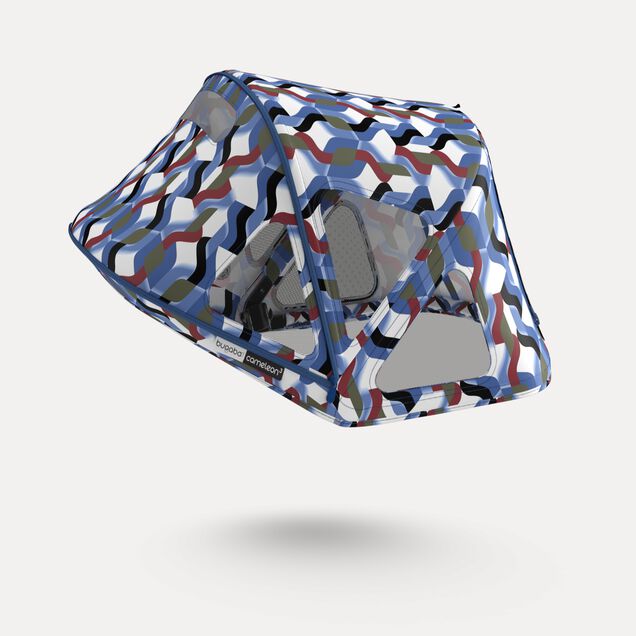 Bugaboo Fox/Cameleon3 breezy sun canopy WAVES - Main Image Slide 2 of 9