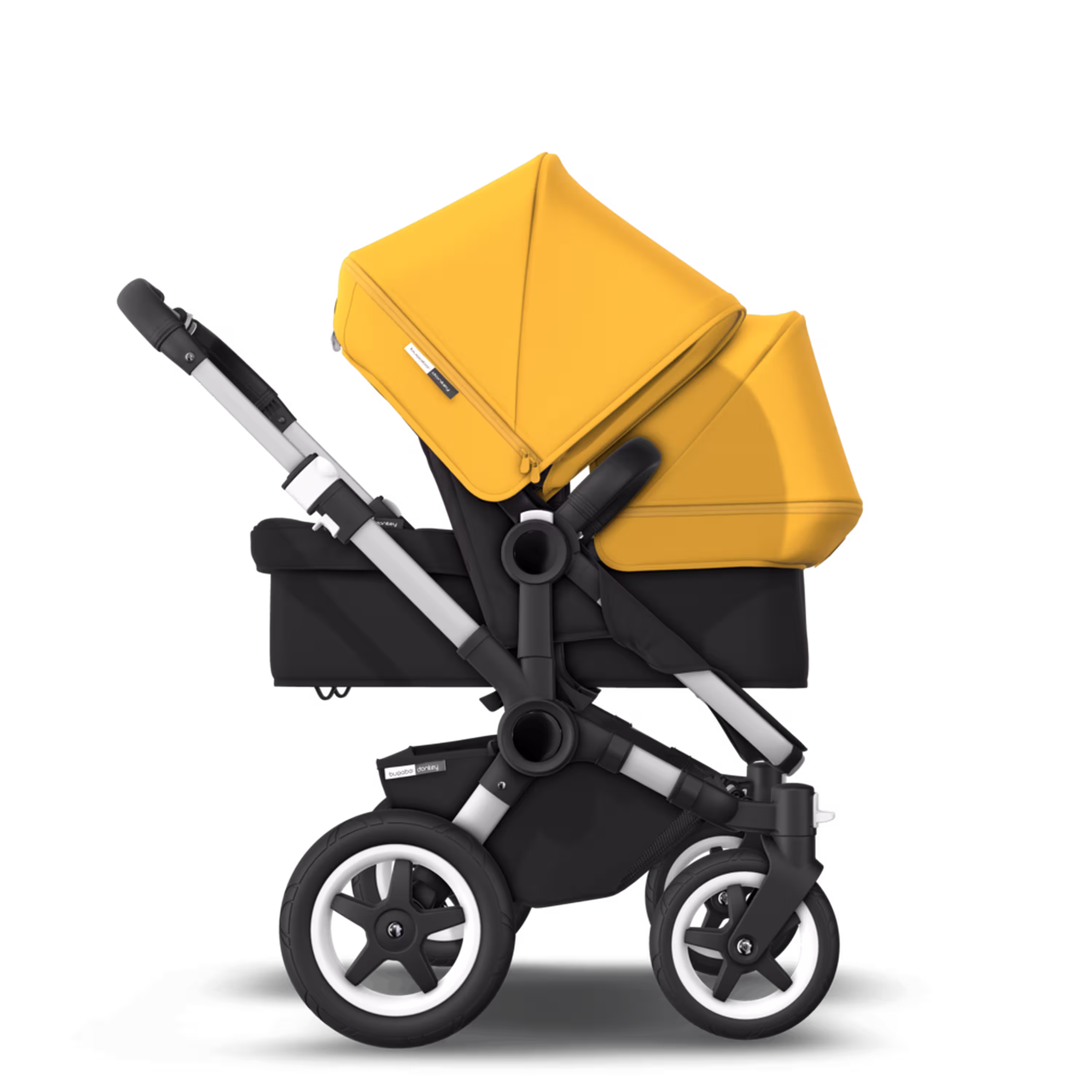 US - D2D stroller bundle aluminum, black, sunrise yellow - Main Modal Image Slide 2 of 3