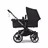 Bugaboo Donkey 5 twin stroller graphite base, midnight black fabrics, midnight black sun canopy - Thumbnail Slide 2 of 12