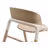 Back of the Bugaboo Giraffe chair in neutral wood/white. - Thumbnail Slide 3 of 8