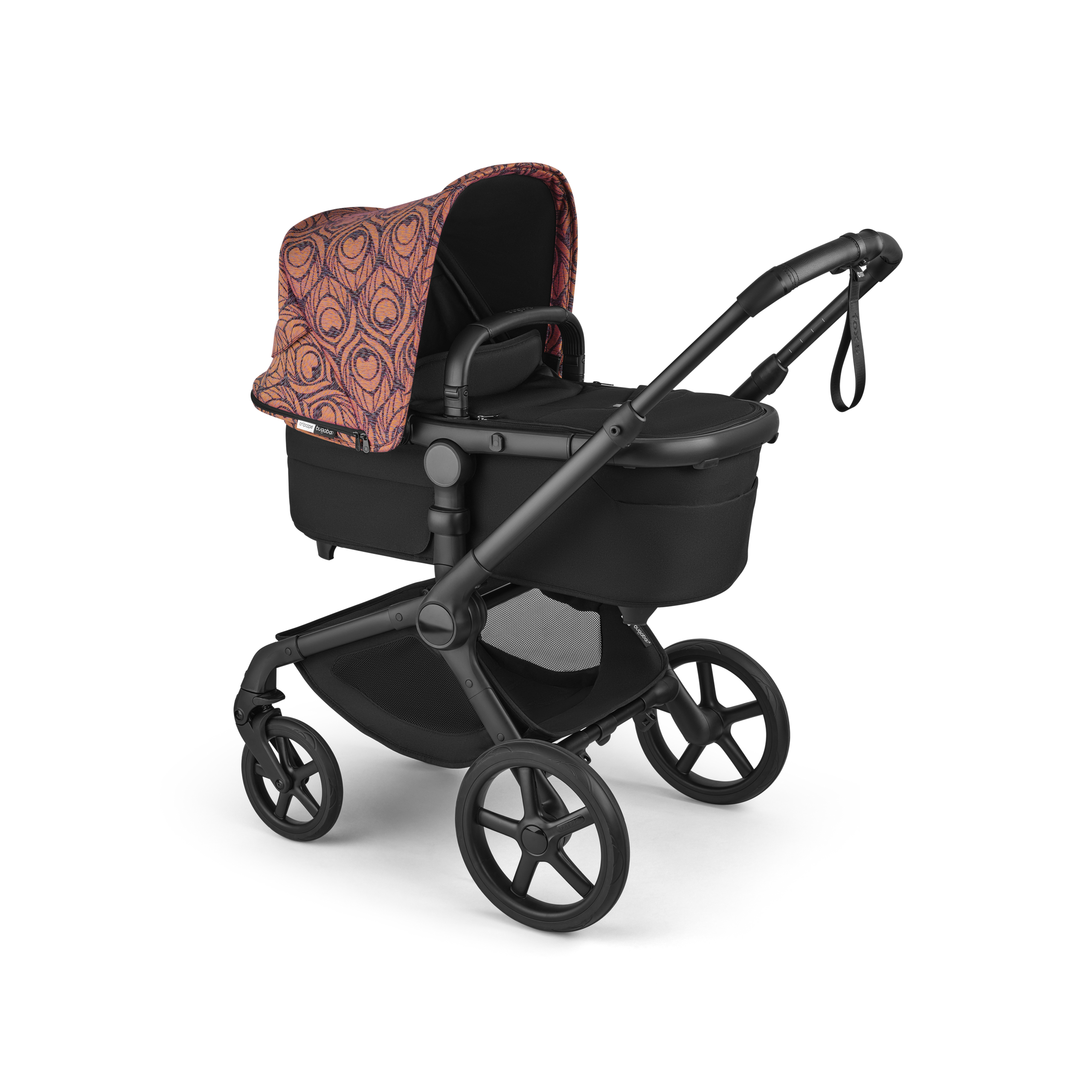 Bugaboo X Artipoppe Fox 5 Renew Limited Edition 2-in-1 pushchair black base, heritage black fabrics, bugaboo x artipoppe sun canopy - Thumbnail Slide 2 of 10