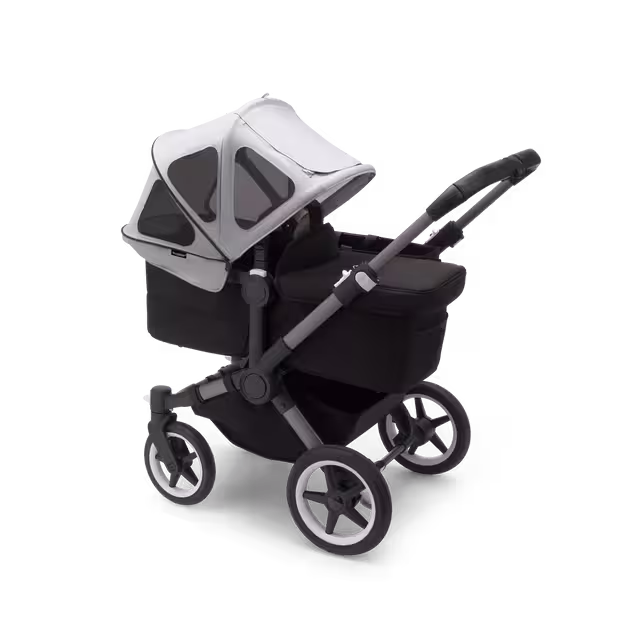 Refurbished Bugaboo Donkey breezy sun canopy MISTY GREY - Main Image Slide 3 of 5