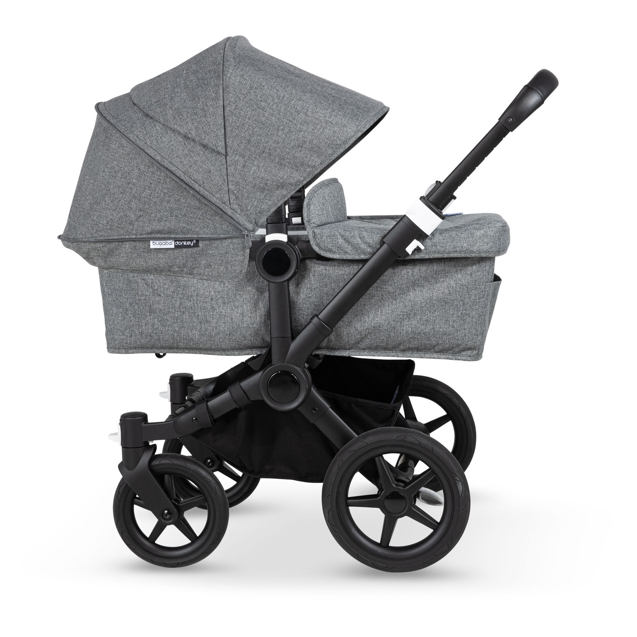 Bugaboo Donkey3 sun canopy GREY MELANGE - Thumbnail Slide 15 of 22