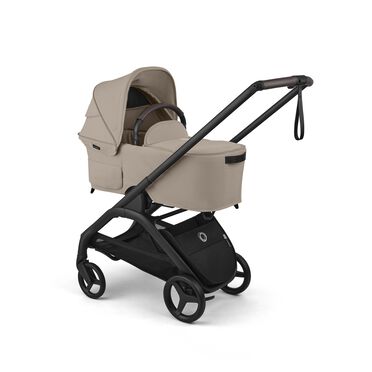Bugaboo Dragonfly Plus 2-in-1 stroller black base, desert taupe fabrics, desert taupe sun canopy - view 2