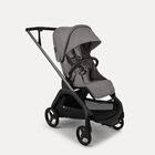 Bugaboo Dragonfly Plus seat stroller graphite base, grey melange fabrics, grey melange sun canopy