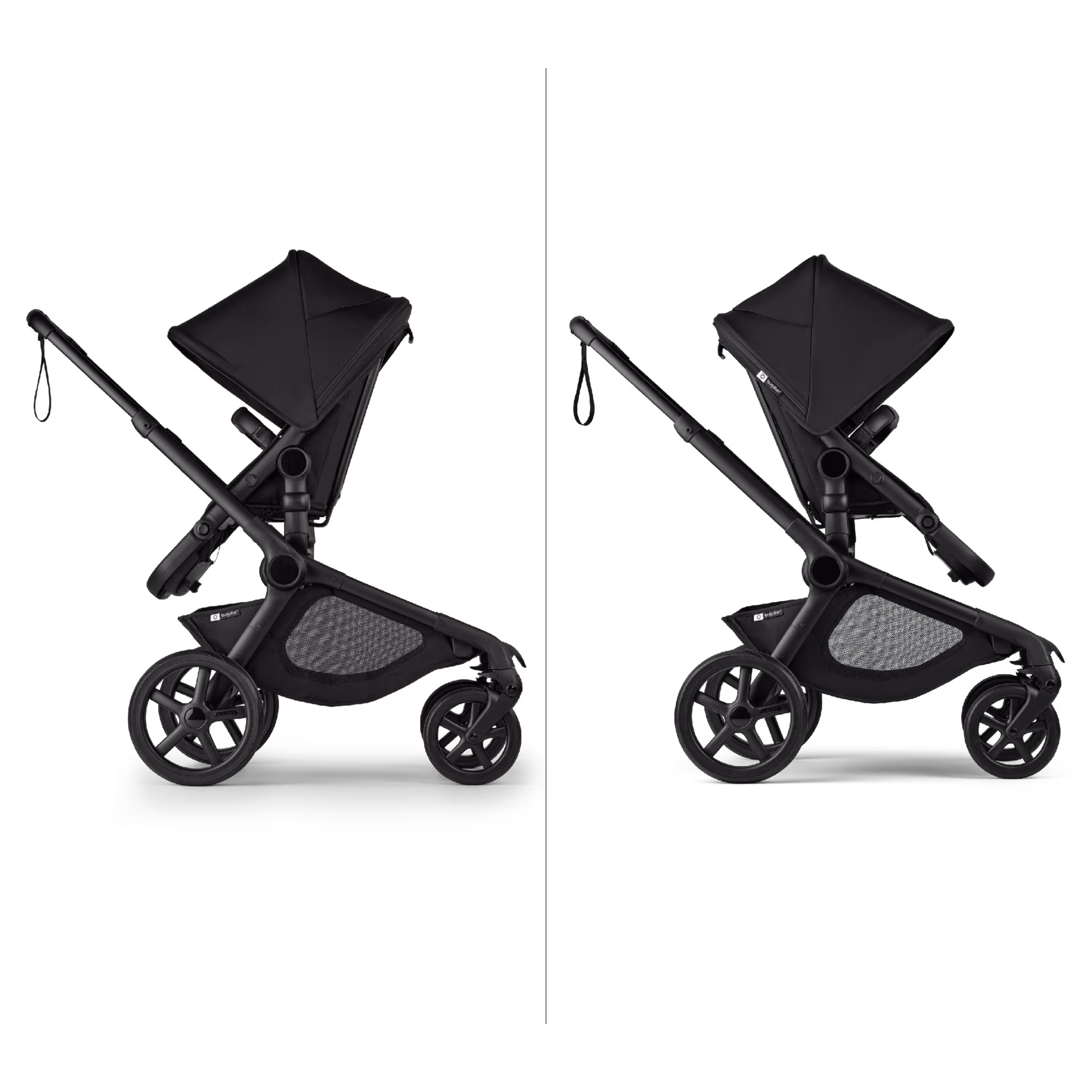 Bugaboo Kangaroo 2-in-1 pram black base, desert taupe fabrics, desert taupe sun canopy - Main Modal Image Slide 10 of 18