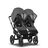Bugaboo Donkey 3 Twin travel system grey melange sun canopy, grey melange fabrics, black base - Thumbnail Slide 11 of 18