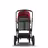 Bugaboo Fox 2 seat and bassinet stroller red sun canopy, grey melange fabrics, black base - Thumbnail Slide 3 of 10