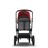 Bugaboo Fox 2 seat and bassinet stroller red sun canopy, grey melange fabrics, black base - Thumbnail Slide 3 of 10